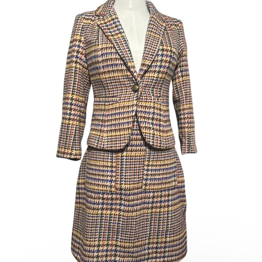 Vintage ModCloth Blazer and Skirt Suit Set Woman’s Size XXS
